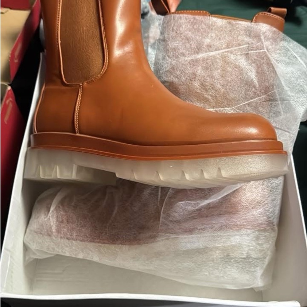 Brown Leather Boots